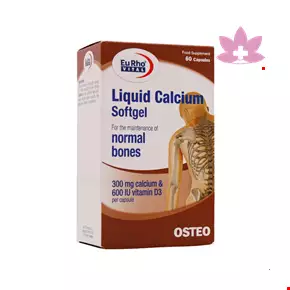 Eurho Vital Liquid Calcium 60 Softgels