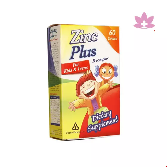 Dana Zink Plus B Complex For Kids And Teens 60 Capsules