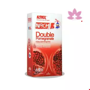Nach Kodex Double Pomegranate Condom 12 PCS