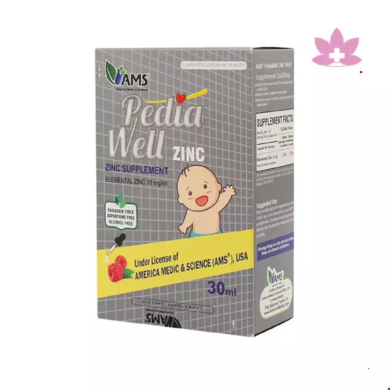 AMS Pedia Well Zinc Supplement 30 Ml