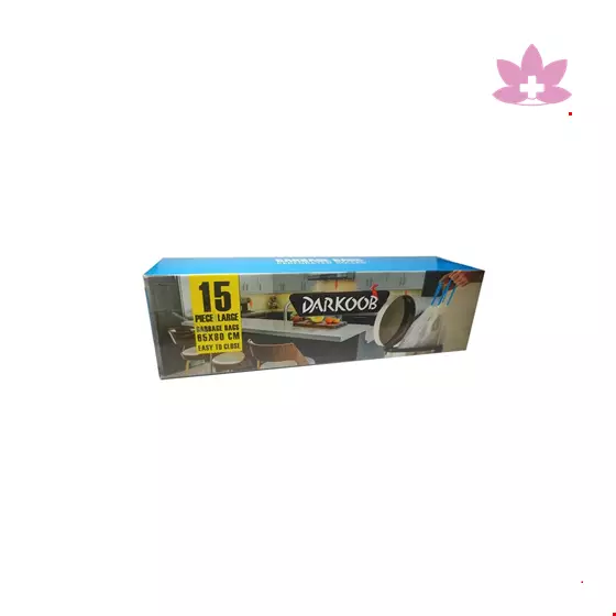 Darkoob Garbage Bags Size 65×80 Large 15 Pcs