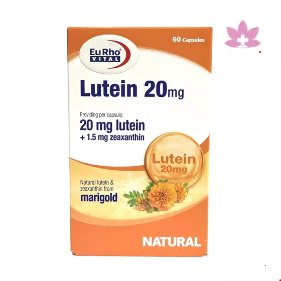 Eurho vital Lutein 20Mg  60 Capsules