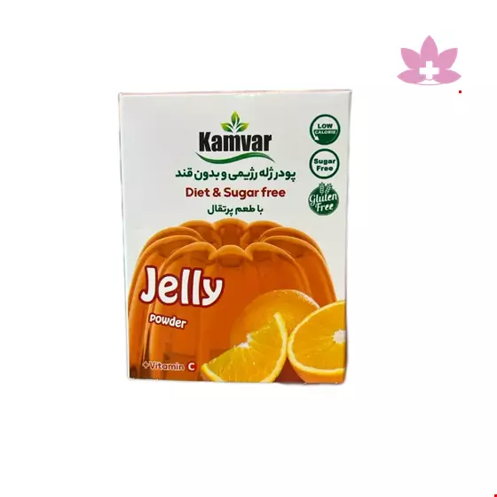 Kamvar Orange Jelly Powder without Sugar 36 gr