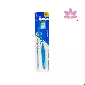 Panberes Cross Action Toothbrush With Medium Brush 1 PCS