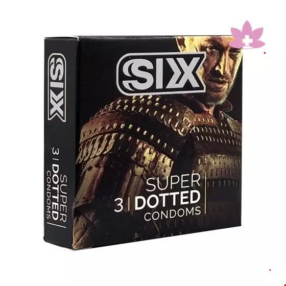 SIX Super Dotted Condom 3 Packs