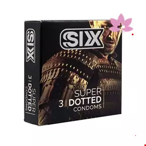 SIX Super Dotted Condom 3 Packs