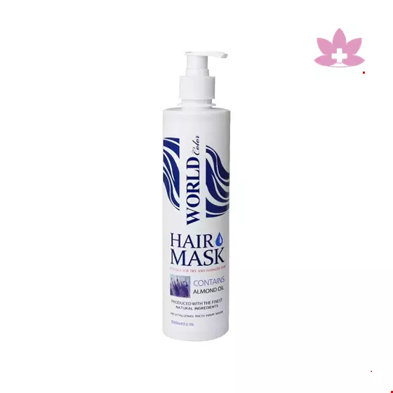 World Color Hair Mask with Almond Oil 500ml